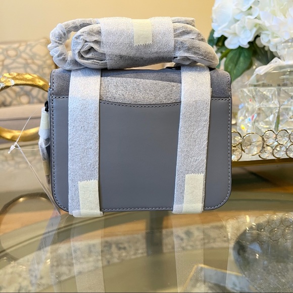 Coach Madison Shoulder Bag 16 Crossbody Bag Pewter/Granite - Picture 9 of 13